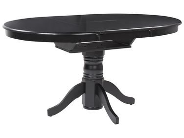 Table de salle à manger extensible AKRON Noir 106/150 cm 106 cm