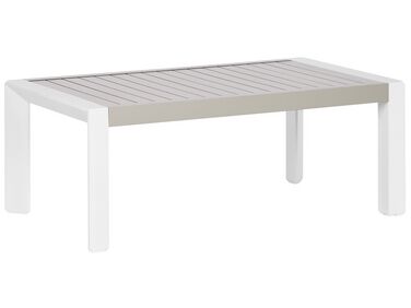 Tuin eettafel CASTELLA 120 cm 70 cm Metaal Taupe