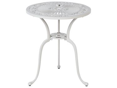 Bistrotafel DASCIO 61 cm 61 cm Metaal Gebroken wit