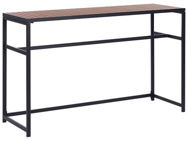 Table de bar de jardin AVETRANA 150 cm 50 cm Noir