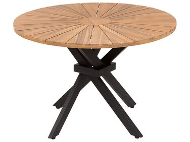 Tuin eettafel CISSONE 110 cm 110 cm Acaciahout Bruin
