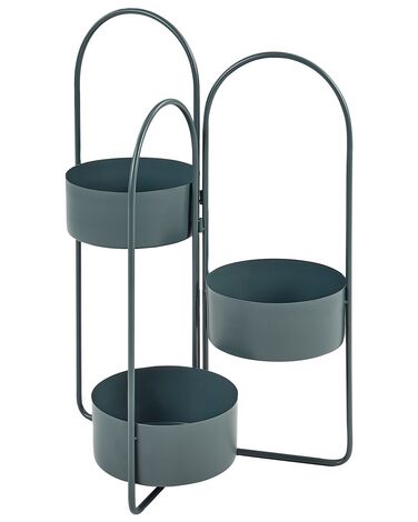 Support de pots COLUTENA Métal 56 cm Bleu foncé