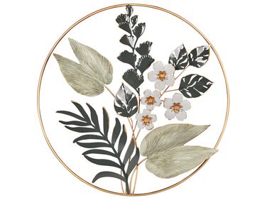 Wanddecoratie Bloem DUBNIUM Metaal 70 cm Groen