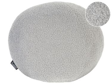 Sierkussen SALVIA Bouclé 30 x 30 cm Grijs effen