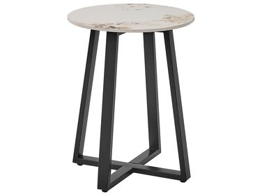 Table d'appoint IVINS Céramique Noir