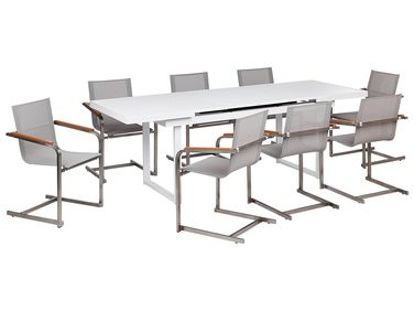 Tuinset 8-zits VALCANETTO/COSOLETO Metaal Beige