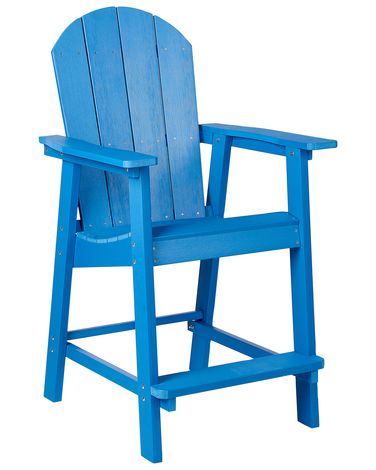 Tuin barkruk ADIRONDACK Synthetisch materiaal Blauw