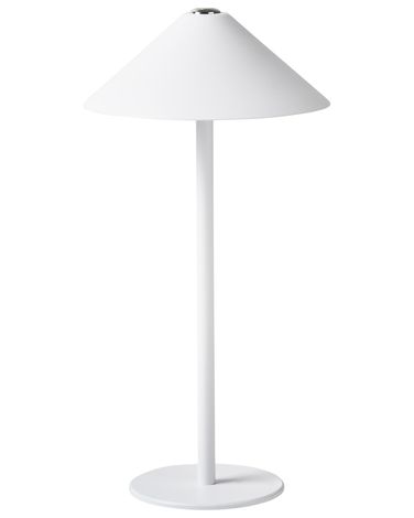 Wireless LED Table Lamp FRANCOLI with Dimmer Metal White