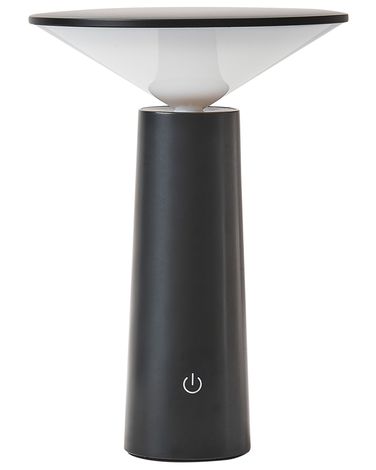 Wireless LED Table Lamp LEVIRA with Dimmer Metal Black