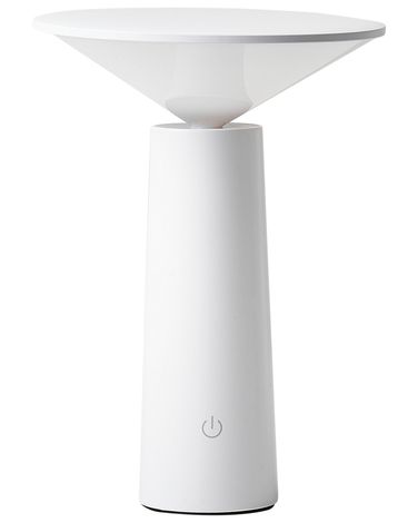 LED draadloze tafellamp LEVIRA met dimmer Metaal Wit