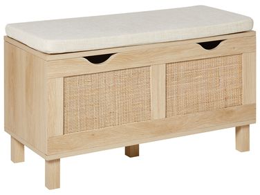Shoe Bench WASHINGTON Light Brown