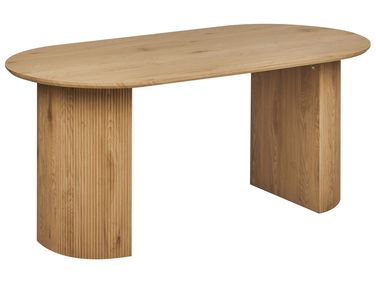 Table de repas SAVORY Marron clair 180 cm 90 cm