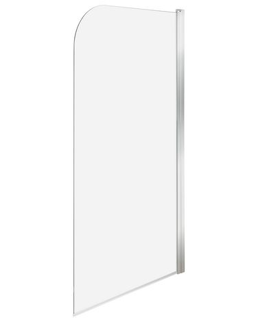 Shower Bath Screen LAPAN 1400 x 700 mm Silver