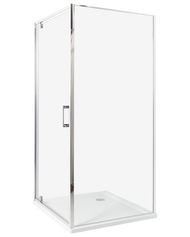 Shower Enclosure DARLI 900 x 900 x 1850 mm Silver