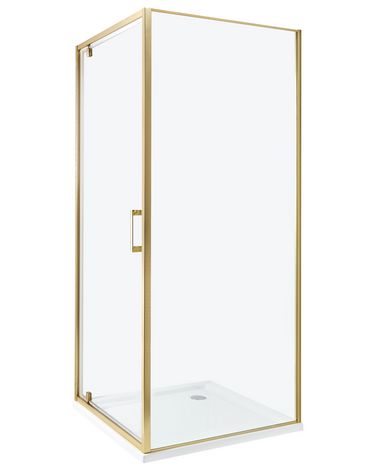 Shower Enclosure DARLI 800 x 800 x 1850 mm Gold