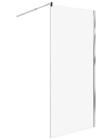 Shower Screen AHAUS 900 x 1900 mm Silver