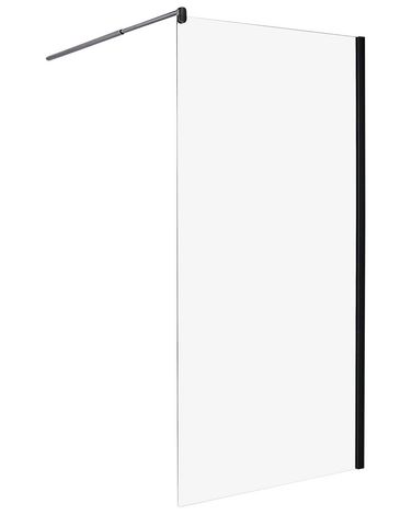 Shower Screen AHAUS 1000 x 1900 mm Black