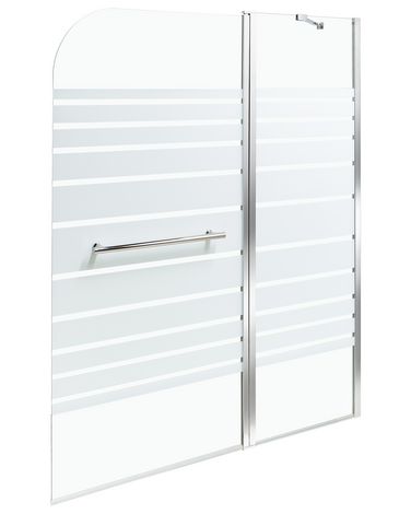 Shower Bath Screen TUAPI 1400 x 1000 mm Silver