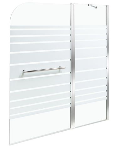 Shower Bath Screen TUAPI 1400 x 1200 mm Silver