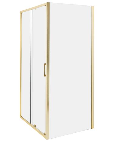 Shower Enclosure YORO 800 x 1000 x 1850 mm Gold