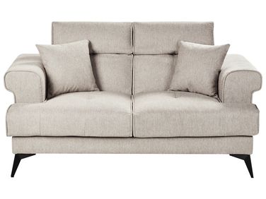 Bank 2-zits SKIVE Stof Taupe
