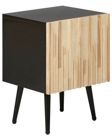 Table de chevet DALCROSS Marron/noir