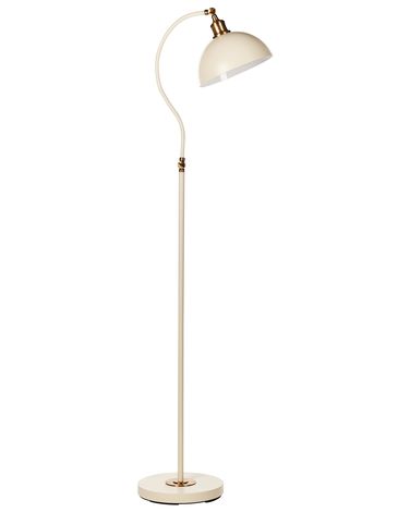Staande lamp LENNON verstelbaar Metaal Lichtbeige