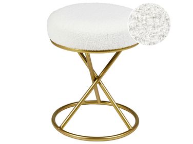 Footstool PRESHO Boucle Off-White