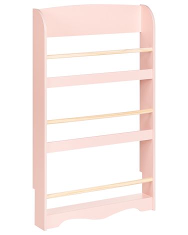 Wall Bookshelf LILOET 100 cm Pastel Pink