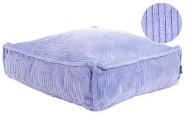 Poef ALLOZAI Fluweel Lichtviolet