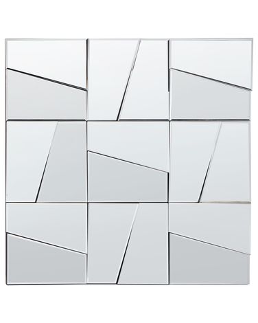 Wall Mirror ANCEMONT 80 cm 80 cm Silver