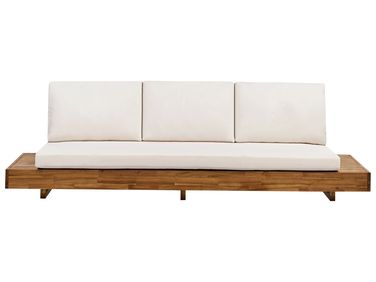 Tuin loungebank 3-zits MARETTIMO Gecertificeerd acaciahout Bruin