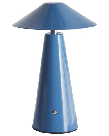 LED draadloze tafellamp APAYAO met dimmer Metaal Blauw