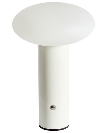 Wireless LED Table Lamp BUAYAN with Dimmer Metal White