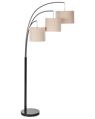 Staande lamp CARONI Linnen Beige