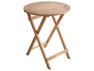 Table bistrot PROSSEDI 60 cm 60 cm Acacia Marron