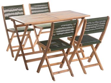 Tuinset 4-zits PROSSEDI Acaciahout Groen