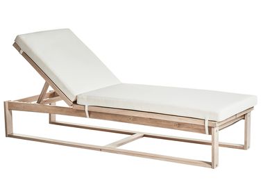 Transat avec coussin AZZANELLO Acacia Blanc cassé