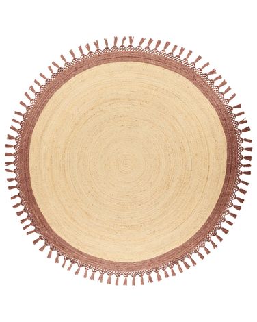 Tapis MARTS Marron ø 200 cm Jute