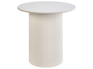 Table d'appoint LEONA Céramique Beige clair
