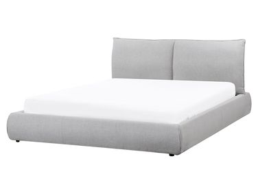 Waterbed Stof VINAY 160 x 200 cm Lichtgrijs