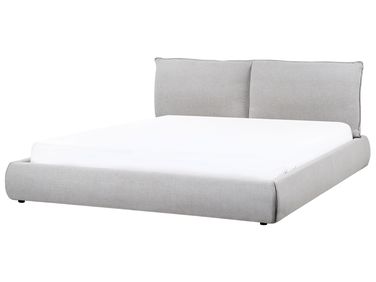 Waterbed Stof VINAY 180 x 200 cm Lichtgrijs