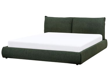 Waterbed Stof VINAY 180 x 200 cm Donkergroen