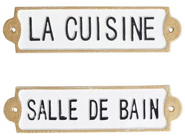 Wall Decor ISERE 6 cm White