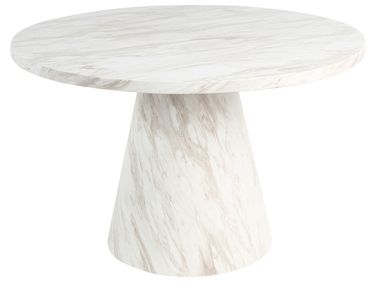 Table de repas MERE Marbre blanc 120 cm 120 cm