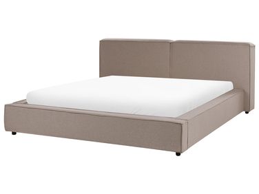 Waterbed Fabric LINARDS 180 x 200 cm (EU Super King) Taupe