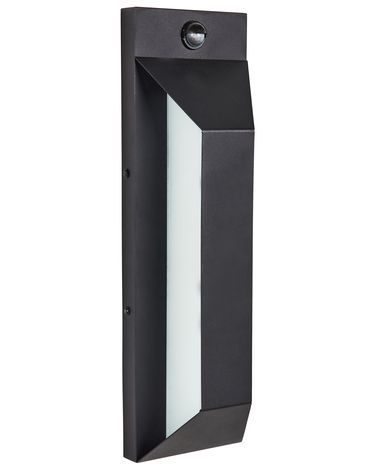 Buiten LED wandlamp MAWZA met bewegingssensor Zwart