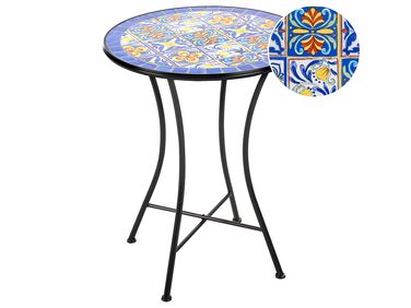 Table bistrot CORIANO 60 cm 60 cm Métal Noir