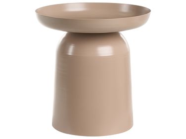Table d'appoint TORRENS Métal Taupe