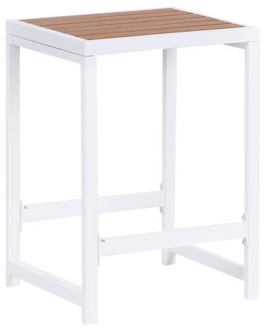 Chaise de jardin AVETRANA Métal Marron/blanc